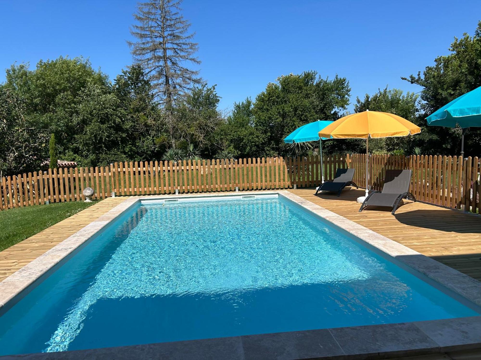 Maison D'Hotes "La Clef Des Champs" Piscine Ortance Sajas ภายนอก รูปภาพ